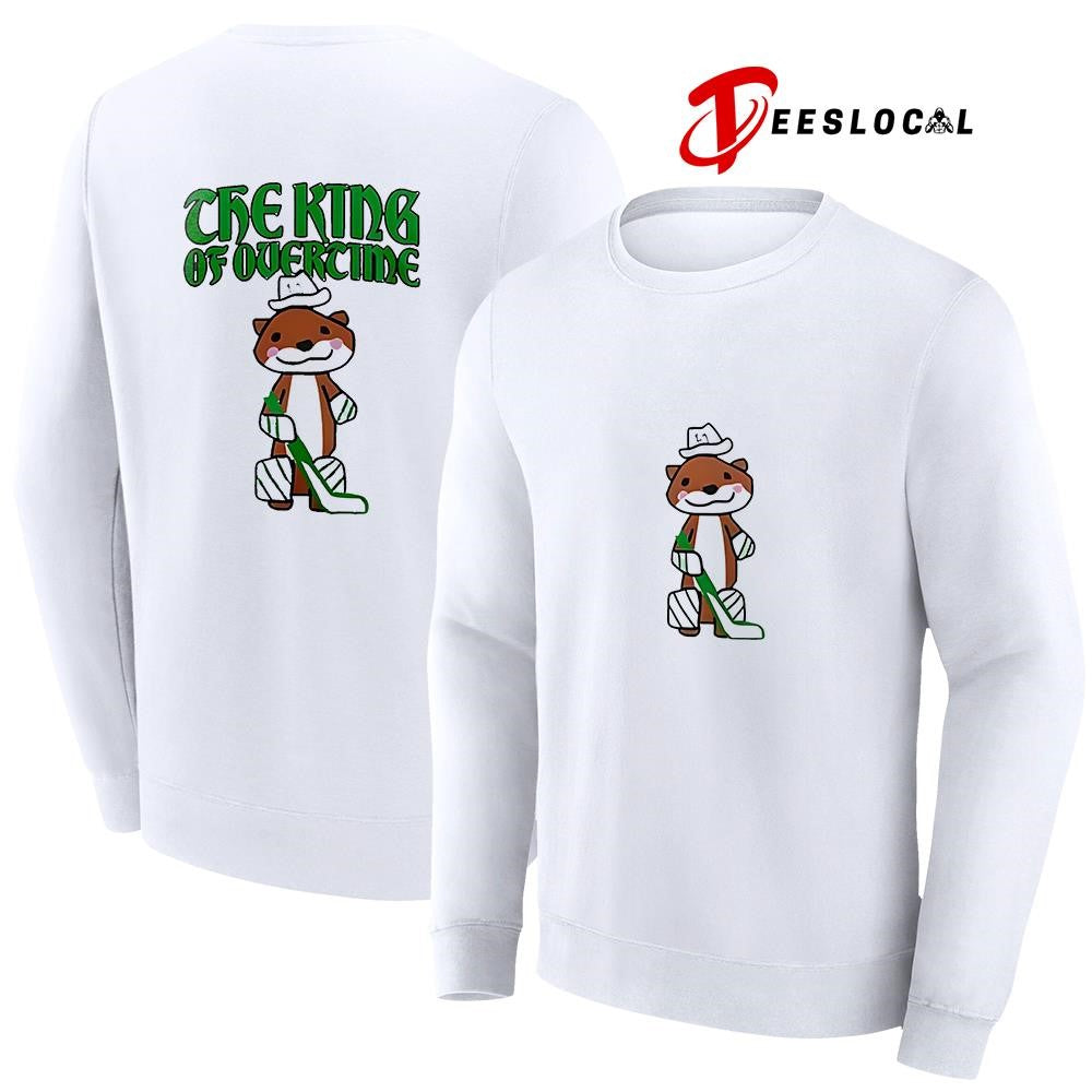 Dallas Stars Thomas Harley otter the king of overtime hockey mascot shirt Unisex