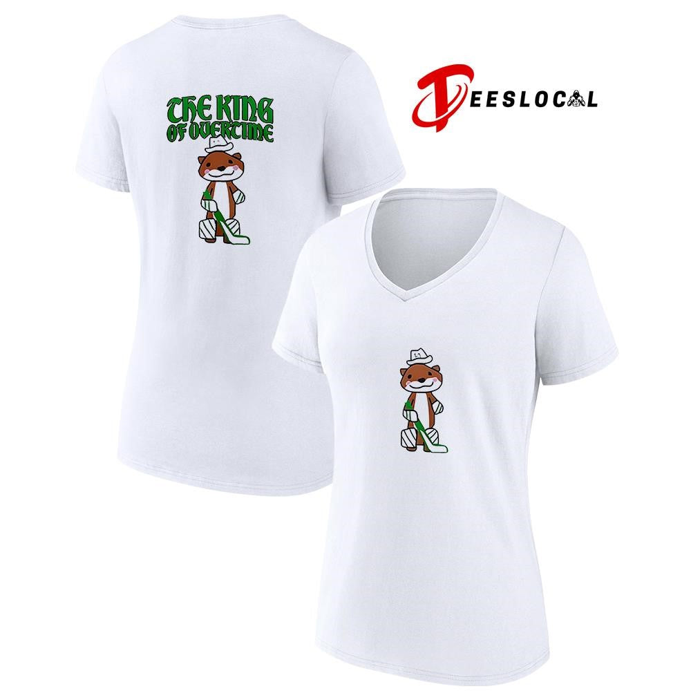 Dallas Stars Thomas Harley otter the king of overtime hockey mascot shirt Unisex
