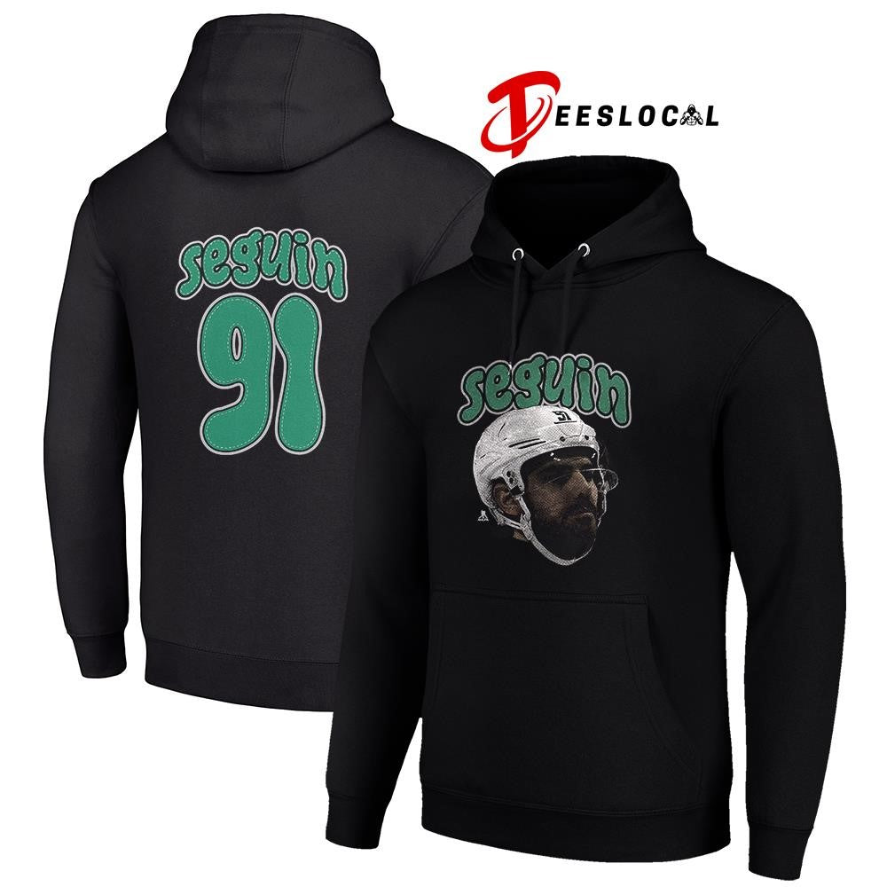 Dallas Stars Tyler Seguin portrait name and number shirt Unisex