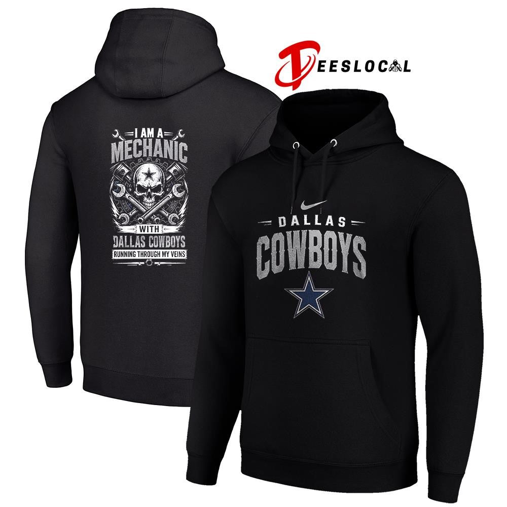 DallasCowboysIamamechanicrunningthroughmyveinsskeletonshirt Unisex