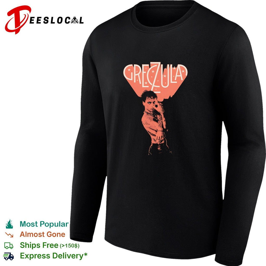 Damiano David GRECZULA Måneskin Rock Music Parody Essential Crewneck shirt Unisex