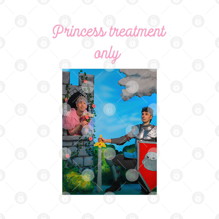 Dan Howell And Phil Lester Princess Treatment Only T Shirt Unisex