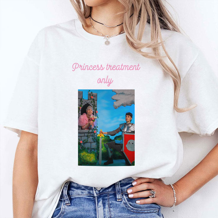 Dan Howell And Phil Lester Princess Treatment Only T Shirt Unisex