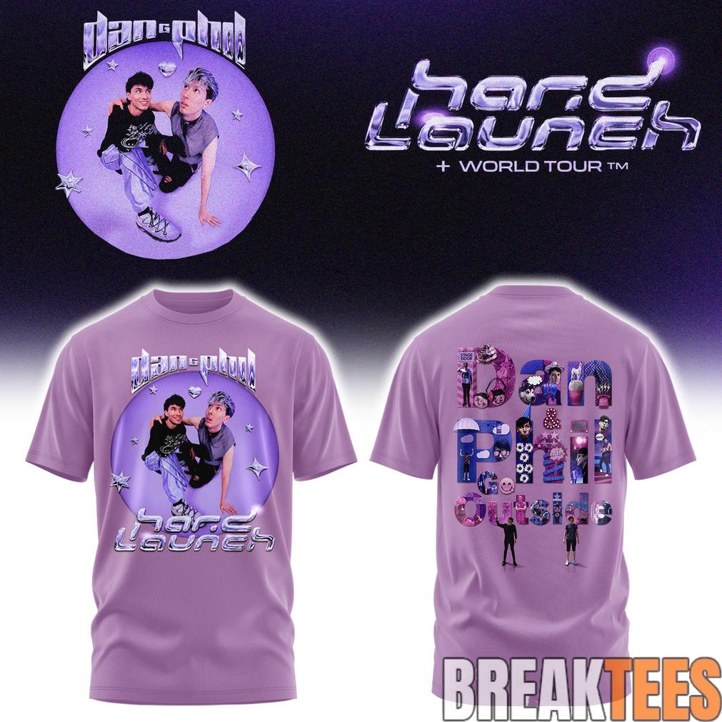 Dan and Phil Announce Hard Launch World Tour Edition Tee Unisex
