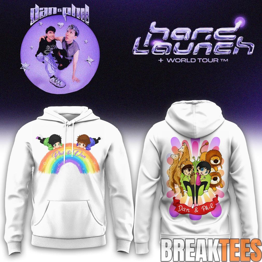Dan and Phil Announce Hard Launch World Tour Rainbow Unisex