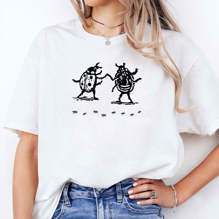 Dancing Lady Bugs The Last Of The Bugs Noah Kahan Shirt Unisex