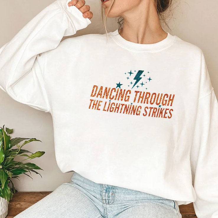 Dancing Through The Lightning Strikes T Shirt Unisex