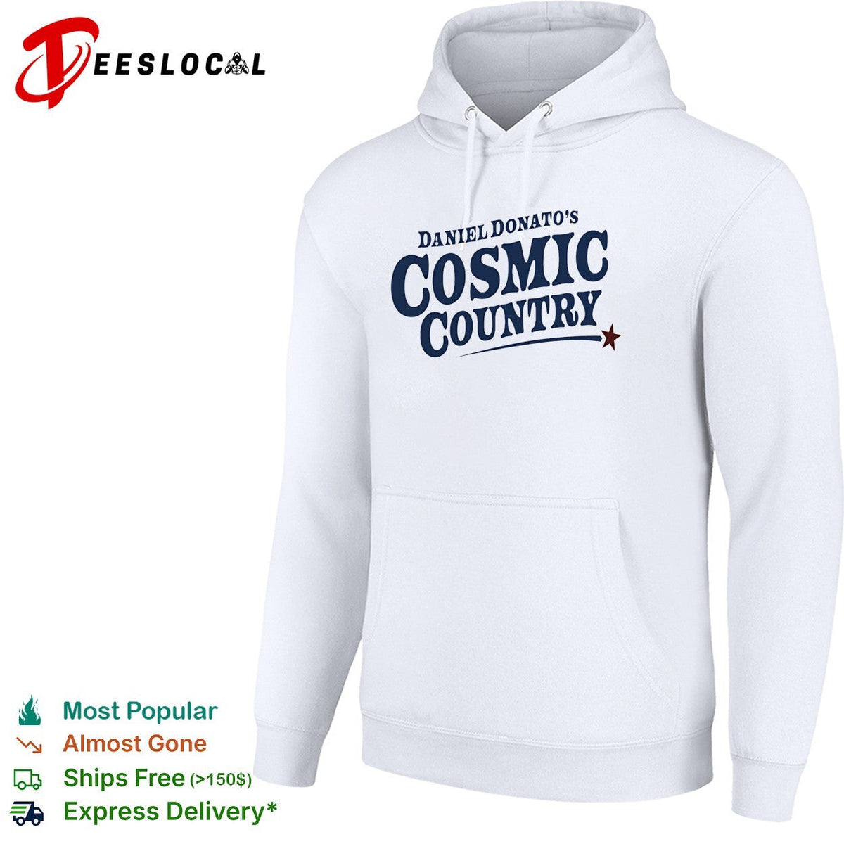 Daniel Donato’s Cosmic Country logo typography shirt Unisex