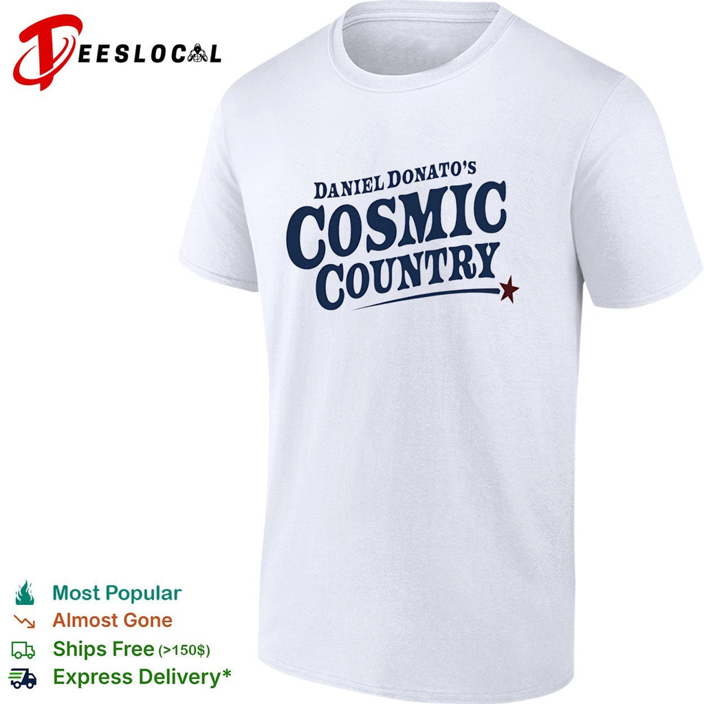 Daniel Donato’s Cosmic Country logo typography shirt Unisex