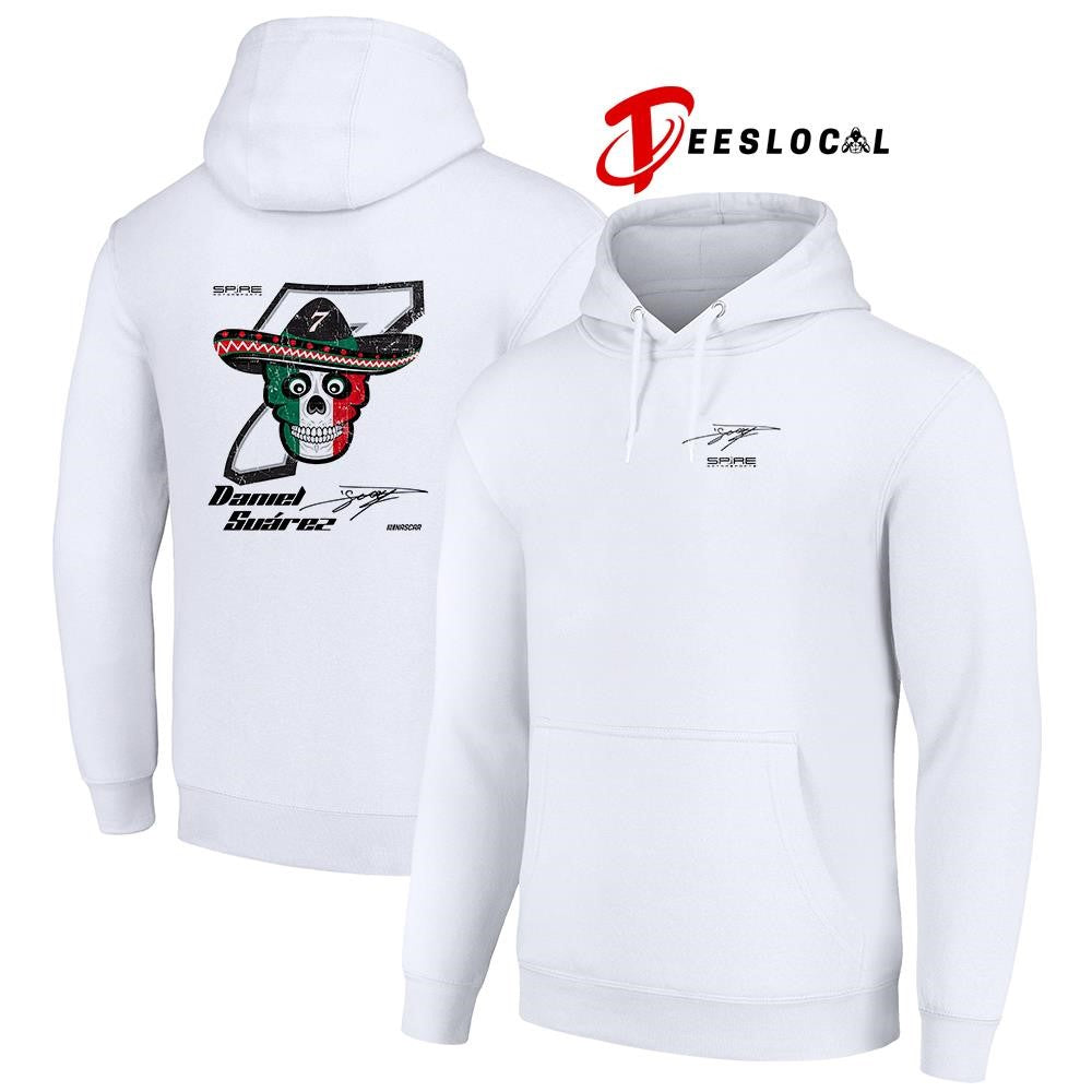 Daniel Suárez Spire Motorsports signature skull shirt Unisex
