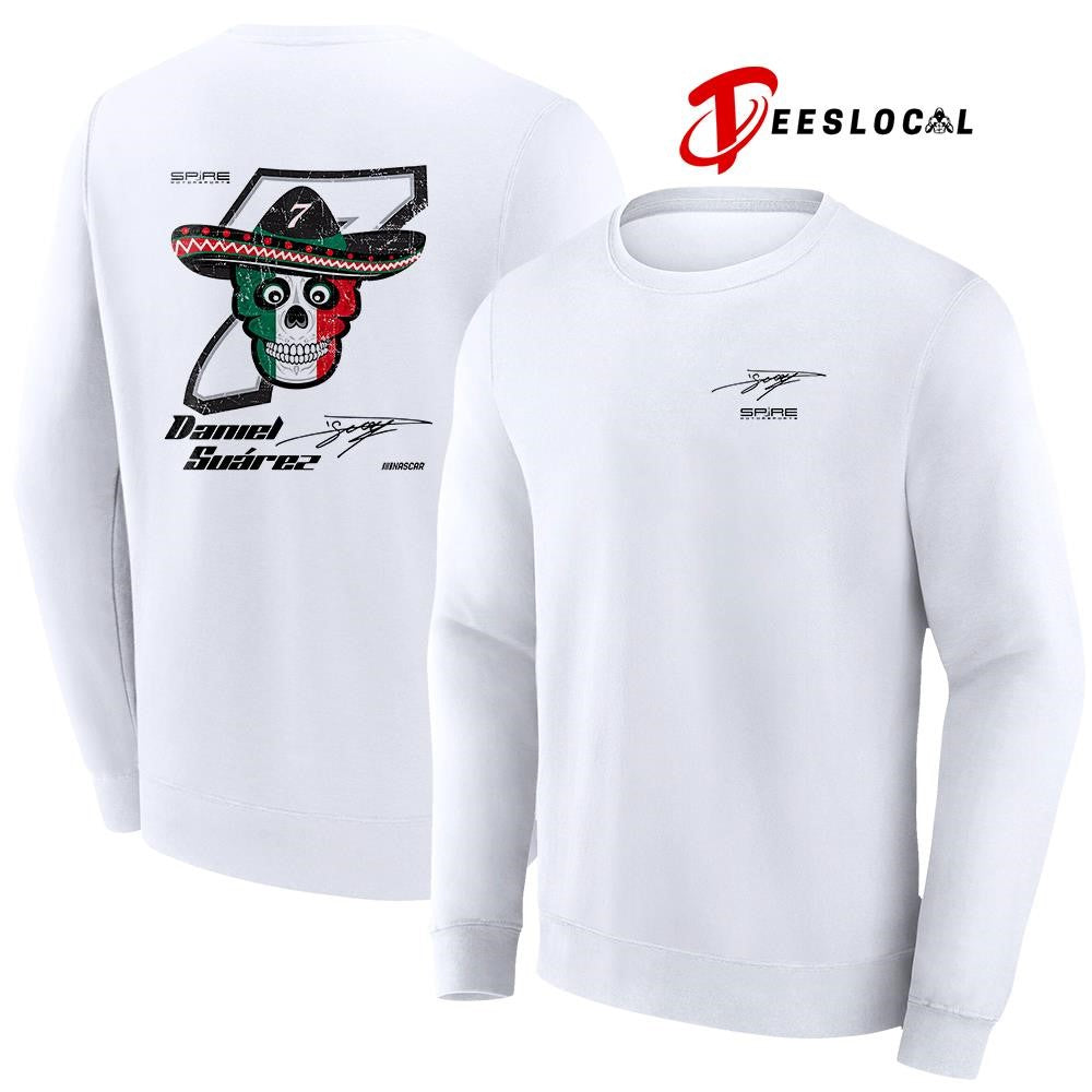 Daniel Suárez Spire Motorsports signature skull shirt Unisex