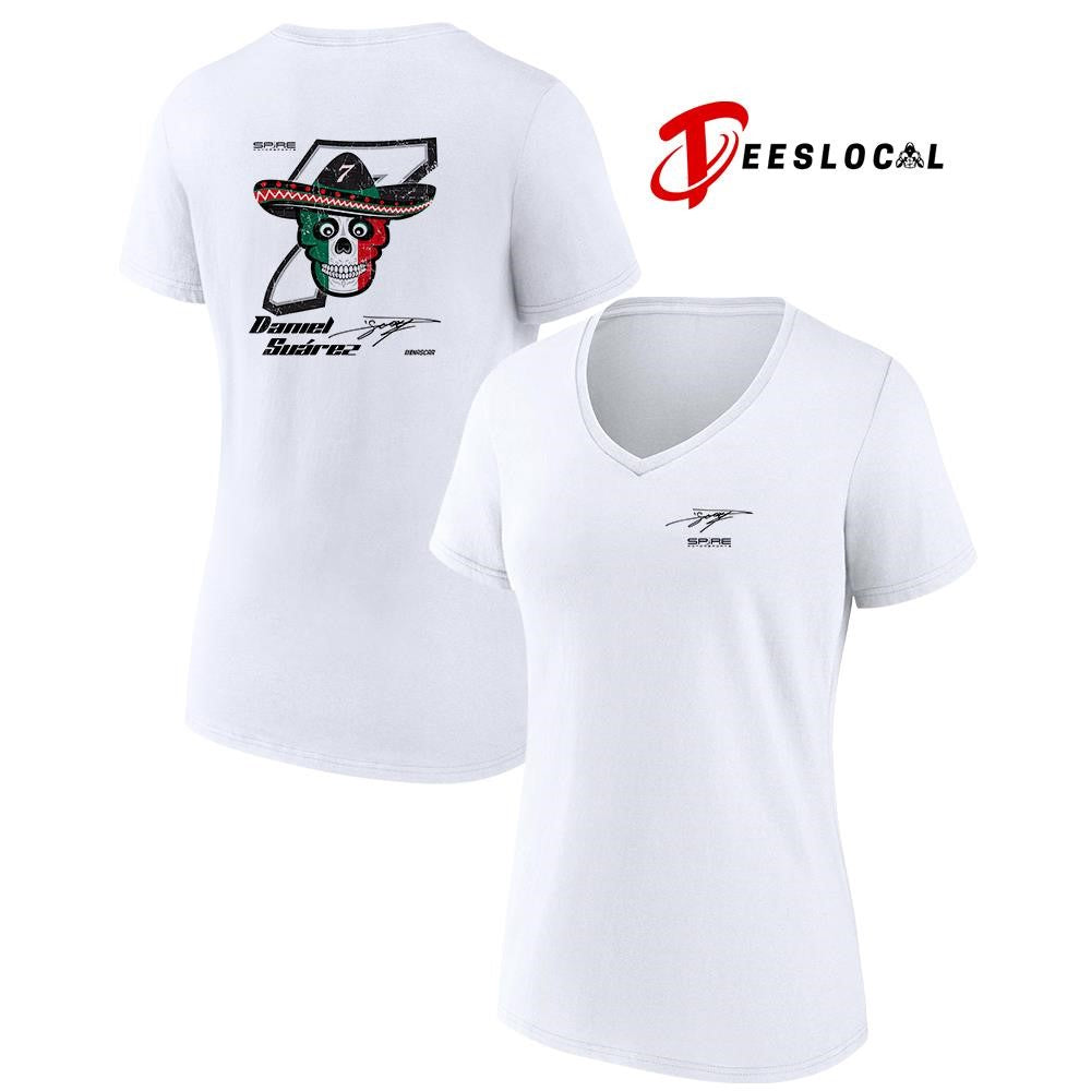 Daniel Suárez Spire Motorsports signature skull shirt Unisex