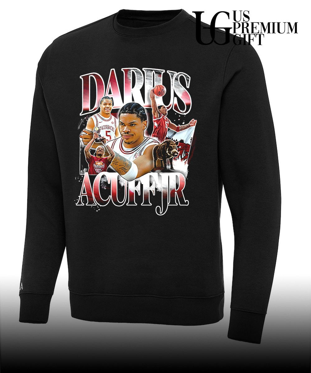 Darius Acuff Jr Arkansas Razorbacks NCAA Basketball Player graphic shirt Unisex