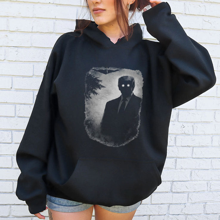 Dark Shadow Figure Mysterious Silhouette Trump Shirt Unisex