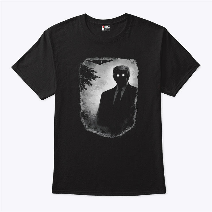 Dark Shadow Figure Mysterious Silhouette Trump Shirt Unisex