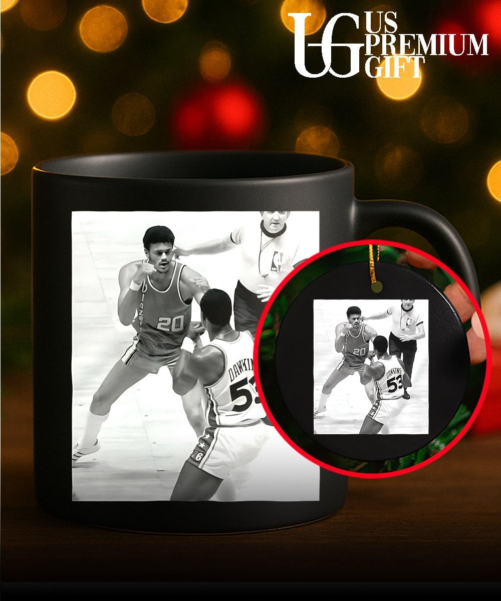 Darryl Dawkins and Maurice Lucas Square Up During The 1977 shirt Unisex