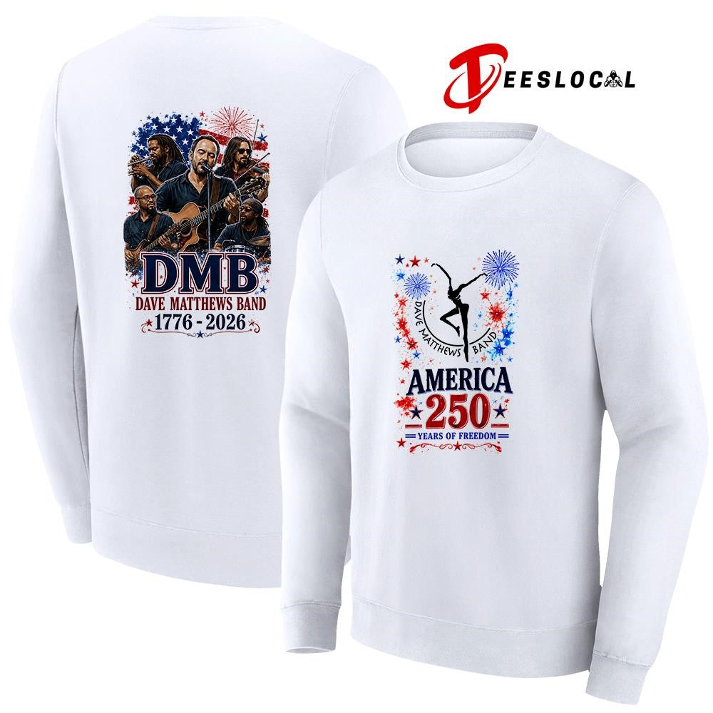 Dave Matthews band America 250 years of freedom graphic shirt Unisex