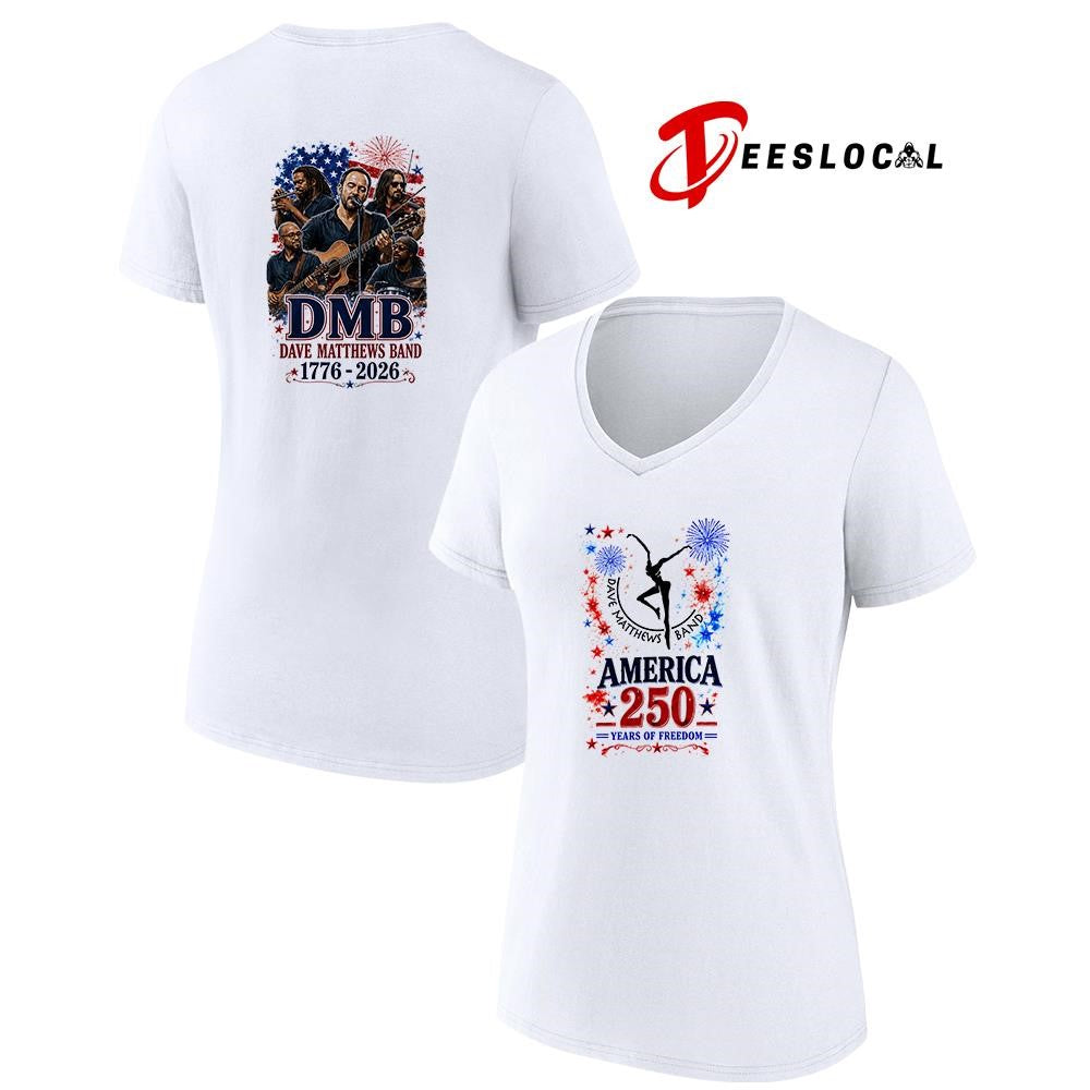 Dave Matthews band America 250 years of freedom graphic shirt Unisex