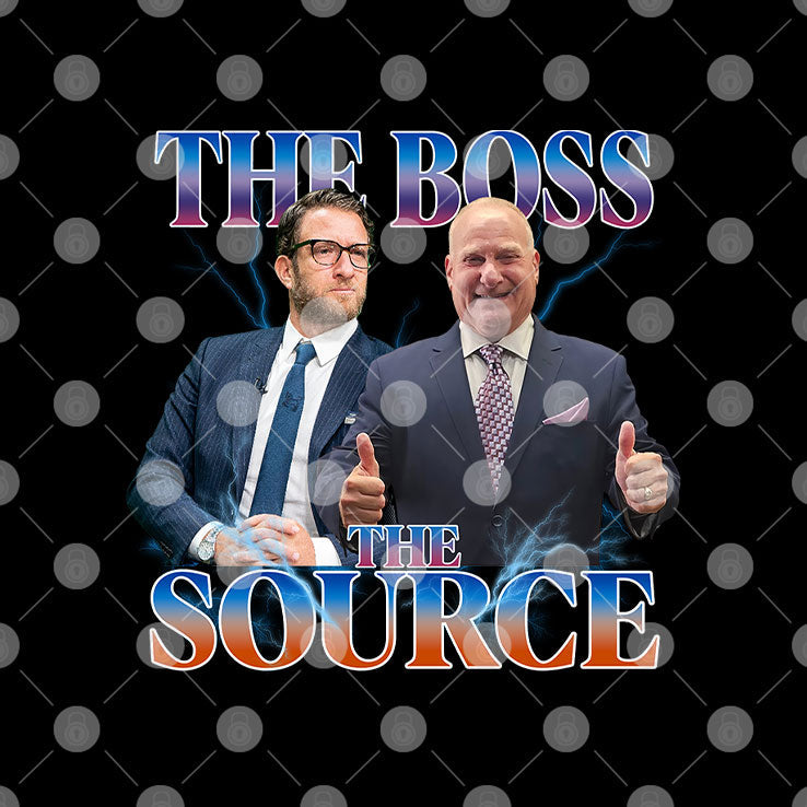 Dave Portnoy And Stu Feiner The Boss The Source Shirt Unisex
