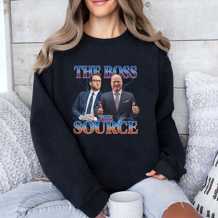 Dave Portnoy And Stu Feiner The Boss The Source Shirt Unisex