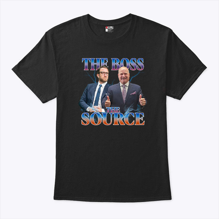 Dave Portnoy And Stu Feiner The Boss The Source Shirt Unisex