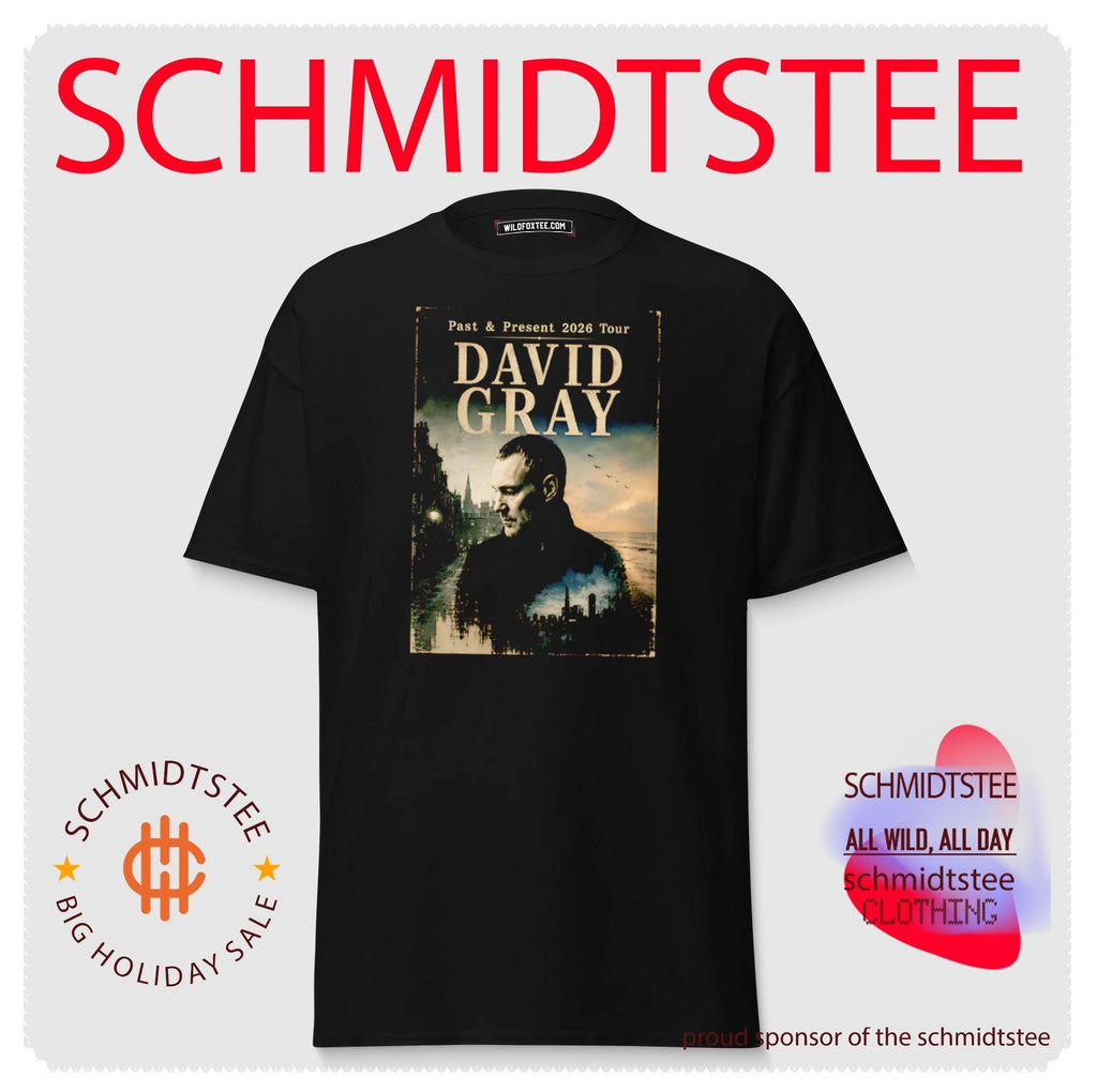 David Gray Past & Present 2026 Tour Singer Songwriter shirt Unisex
