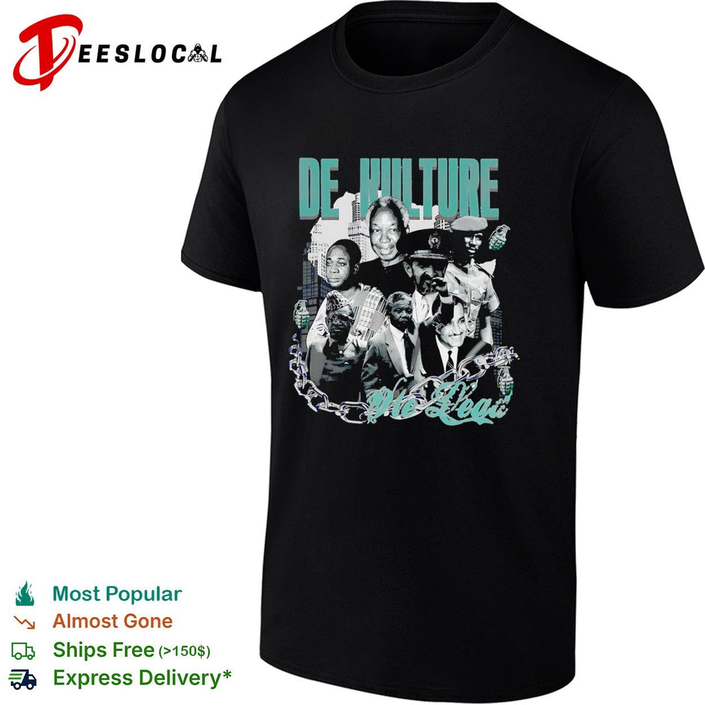 De Kulture African leaders no leash shirt Unisex