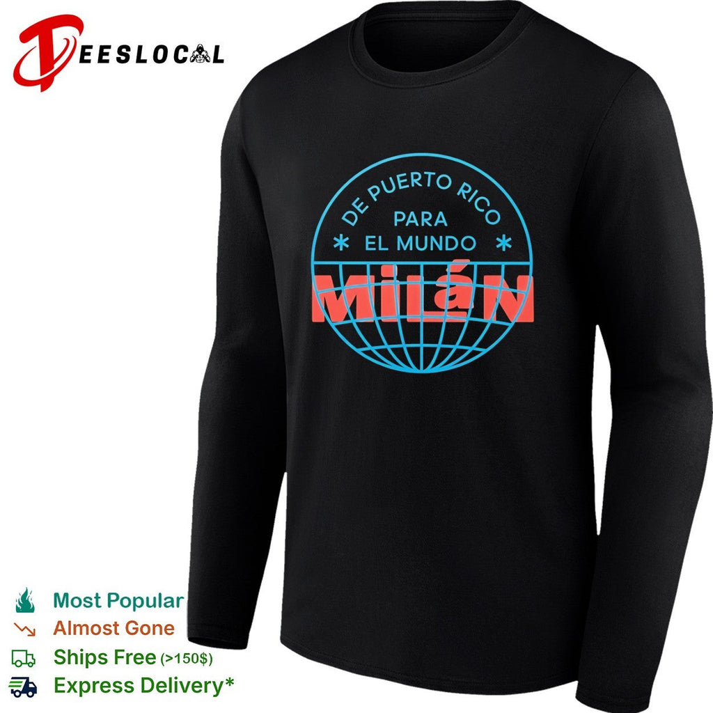 De Puerto Rico Para El Mundo Milán Shirt De Puerto Rico Para El Mundo Milan Shirt Unisex