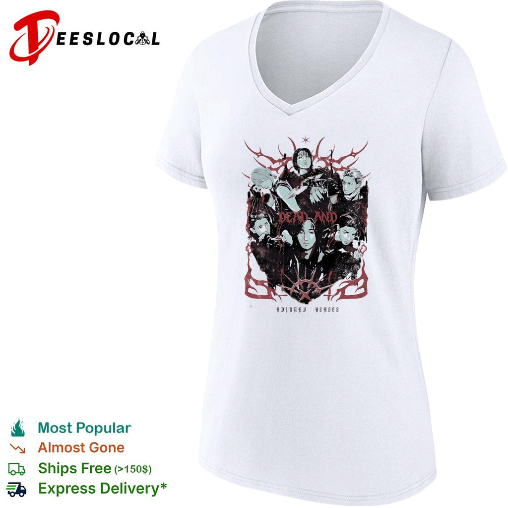 Dead and Ordinary Heroes Ateez Kpop Group Members Kpop Music shirt Unisex