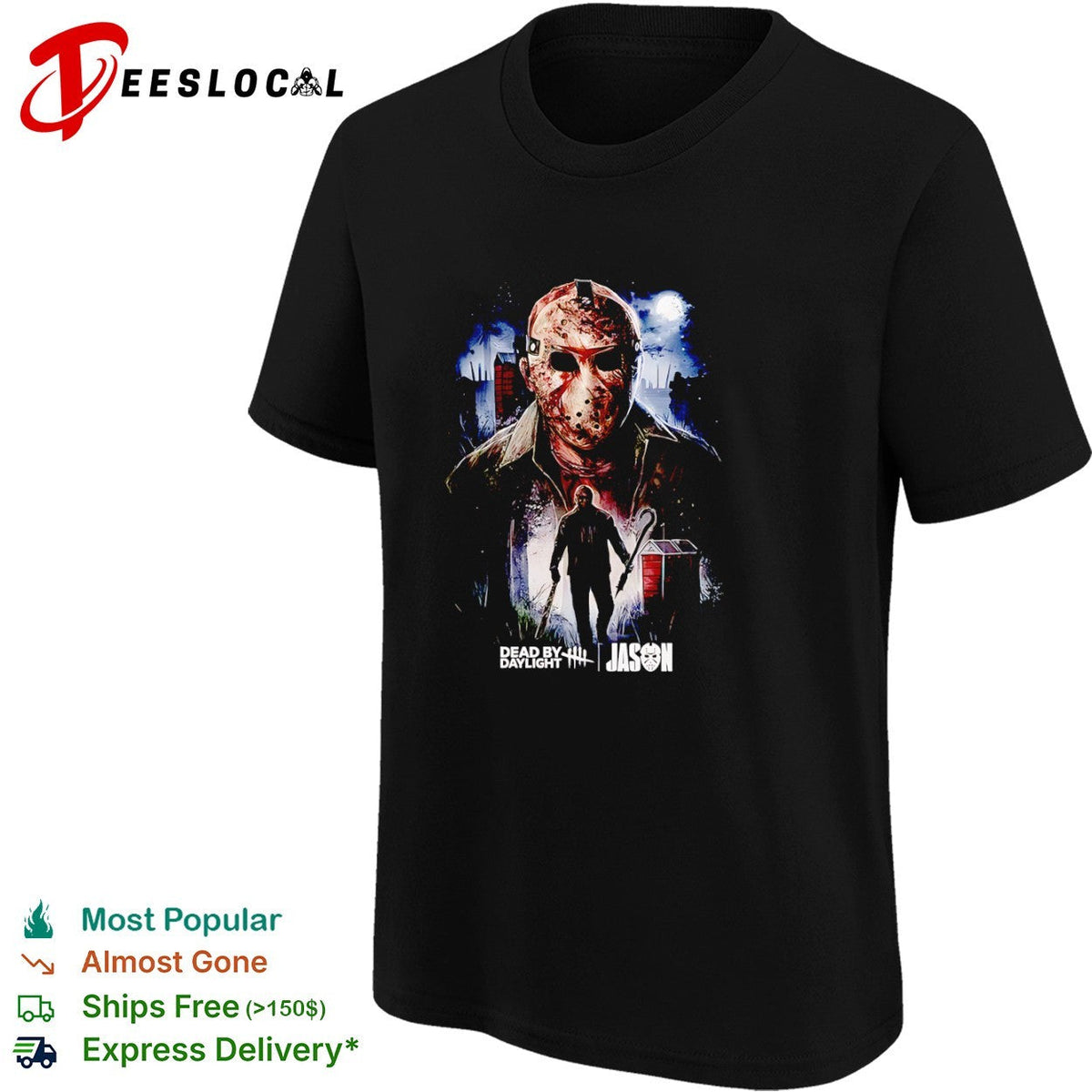 Dead by Daylight Jason Voorhees Friday the 13th Horror Movie shirt Unisex