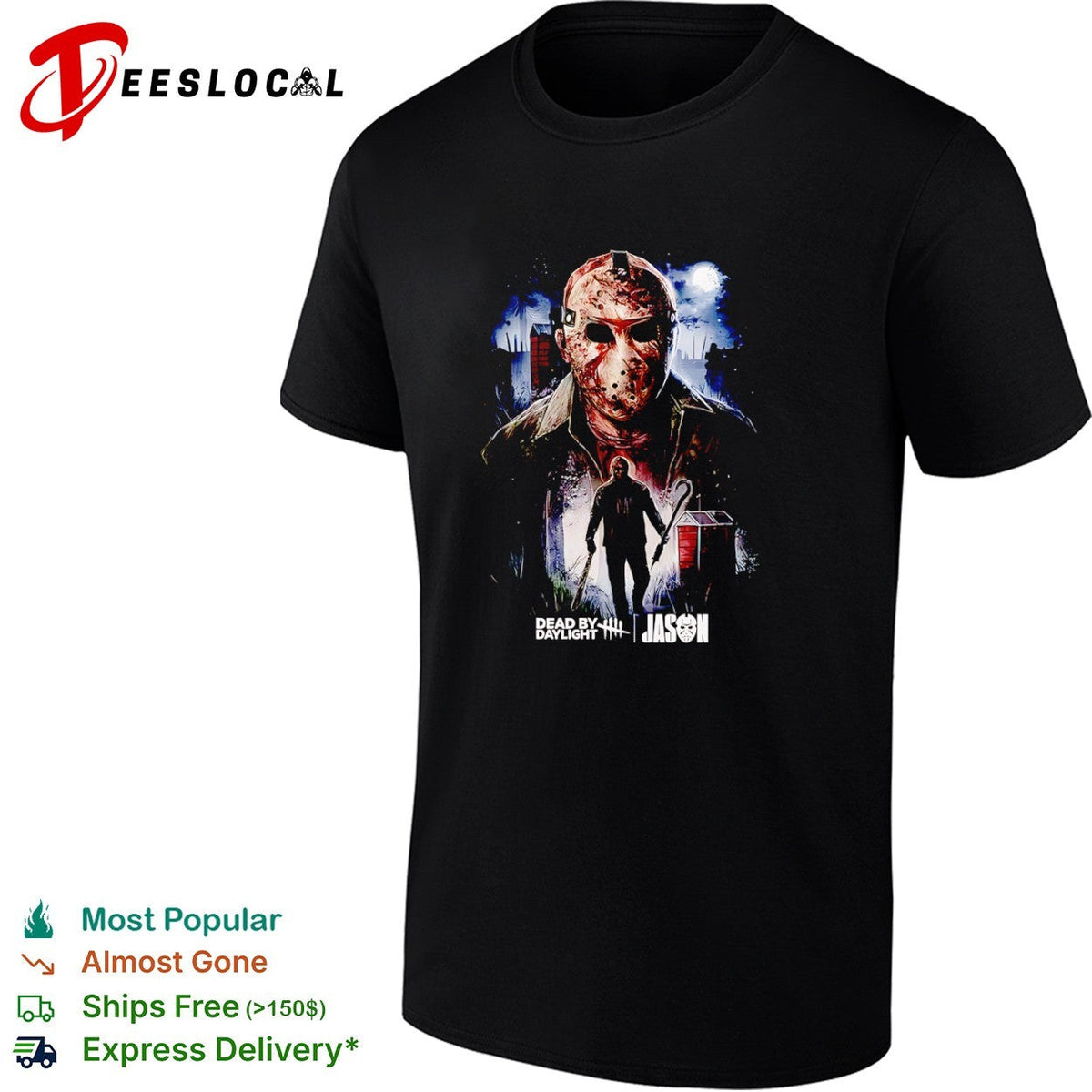 Dead by Daylight Jason Voorhees Friday the 13th Horror Movie shirt Unisex