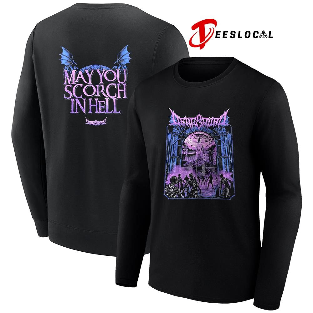 Deadsquad may you scorch in hell castle graphic shirt Unisex