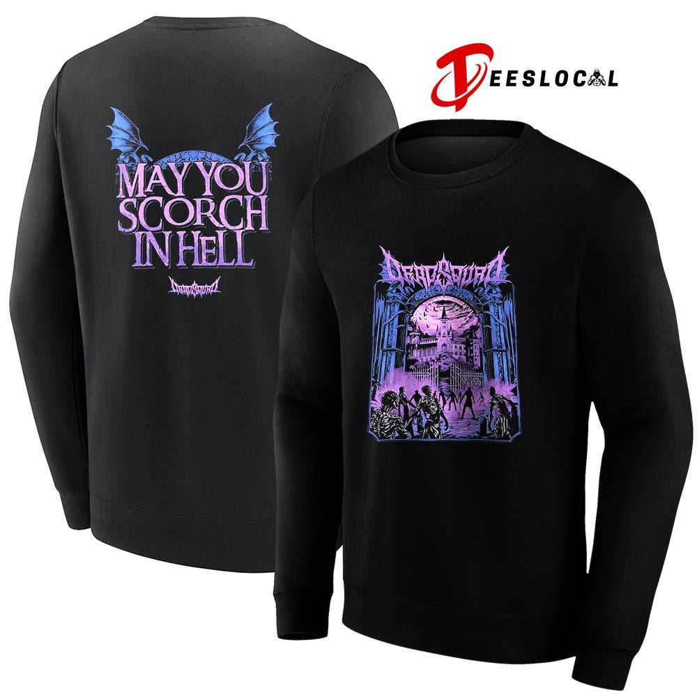 Deadsquad may you scorch in hell castle graphic shirt Unisex
