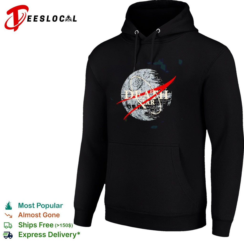 Death Star sci-fi NASA logo parody shirt Unisex