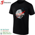 Death Star sci-fi NASA logo parody shirt Unisex