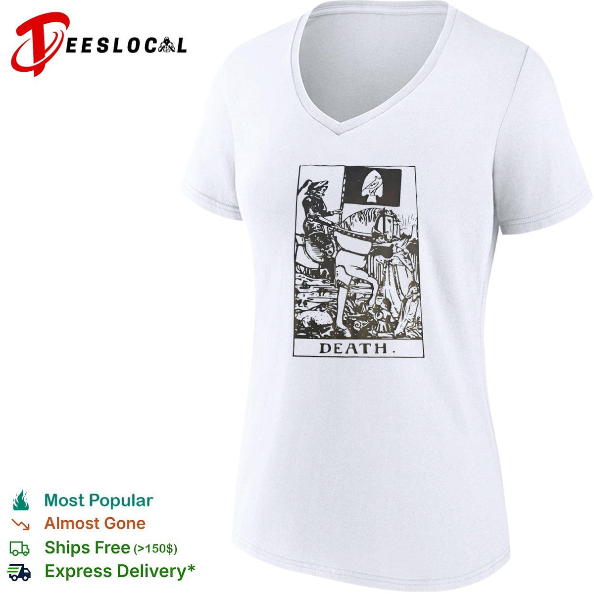 Death Tarot Card Parody shirt Unisex