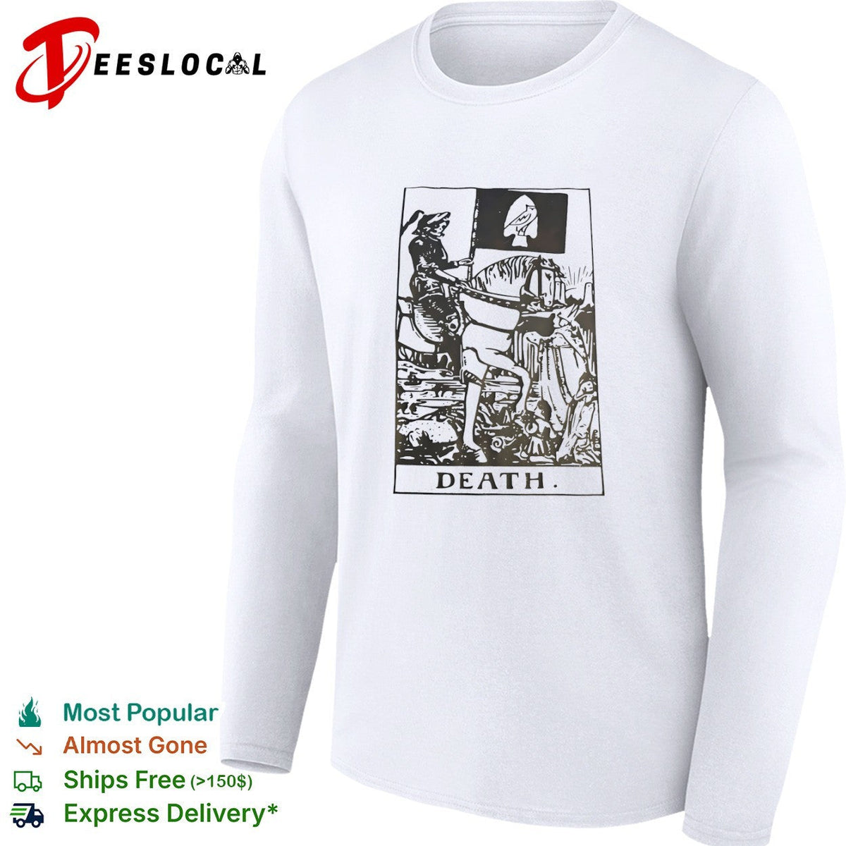 Death Tarot Card Parody shirt Unisex