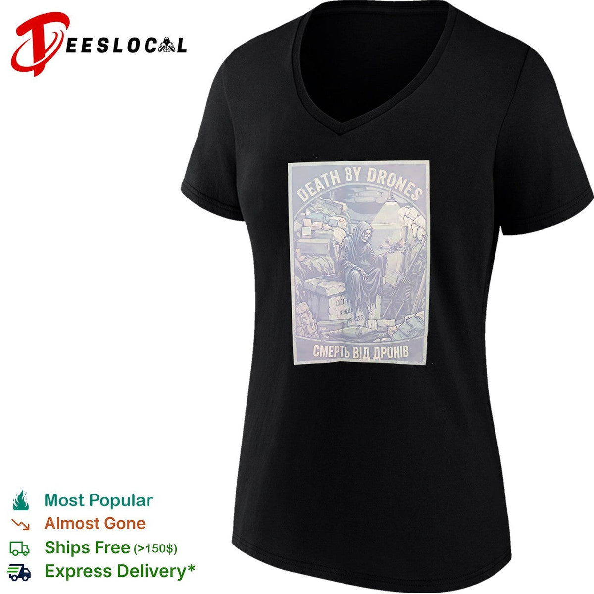 Death by Drones Death shirt Unisex