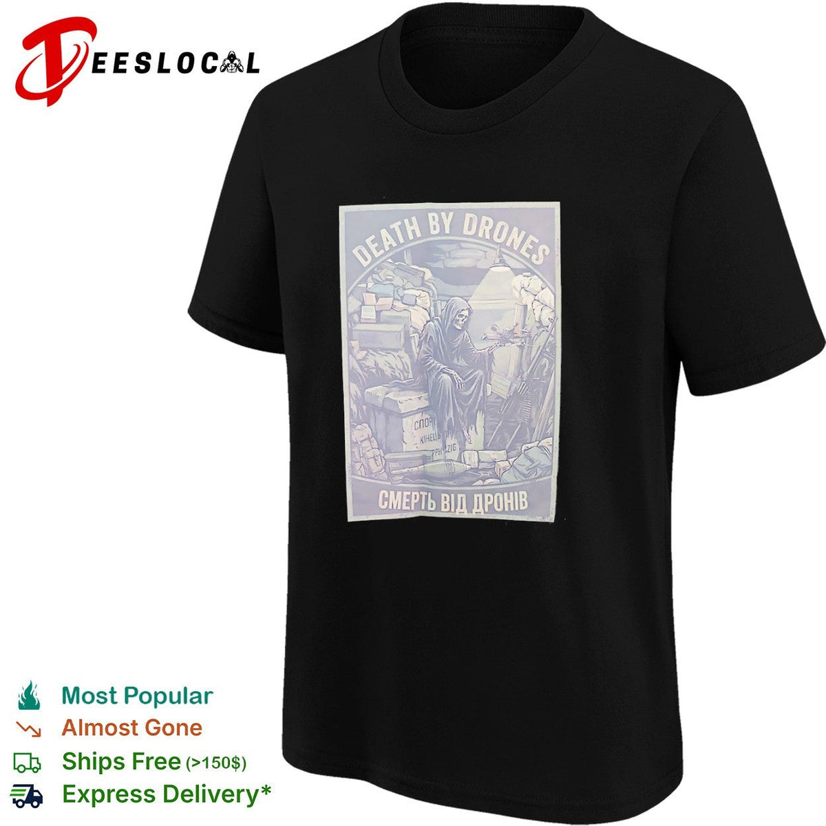 Death by Drones Death shirt Unisex