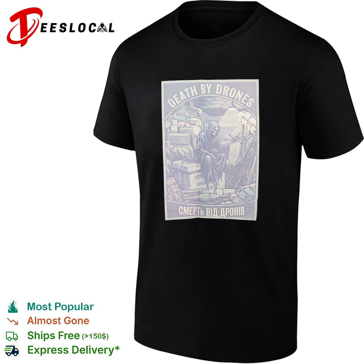 Death by Drones Death shirt Unisex