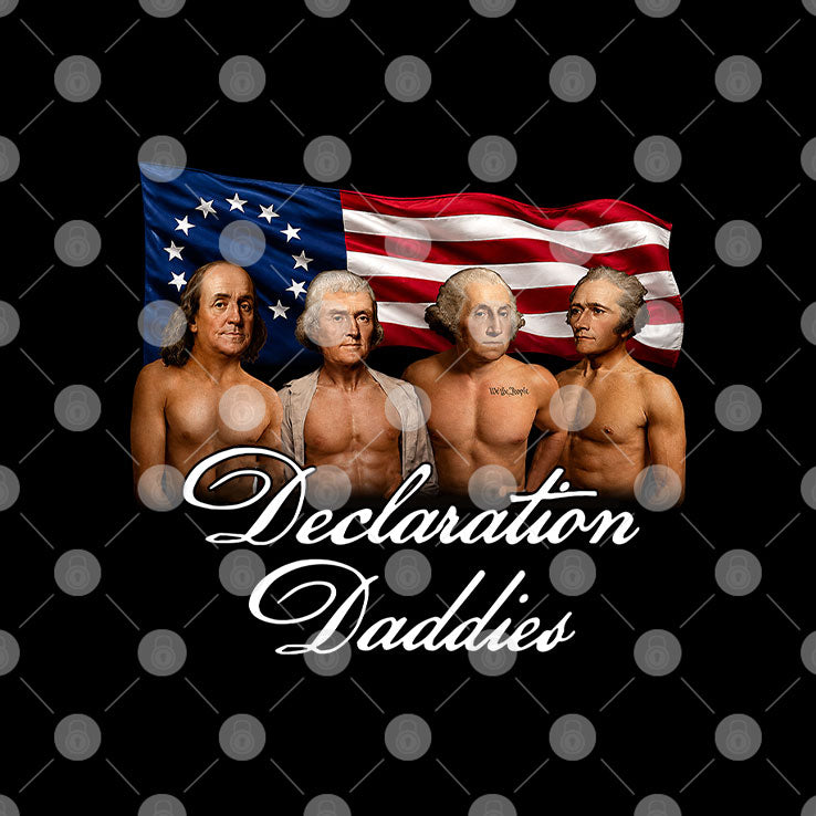 Declaration Daddies 4th Of July Founding Fathers America 250 T Shirt Unisex