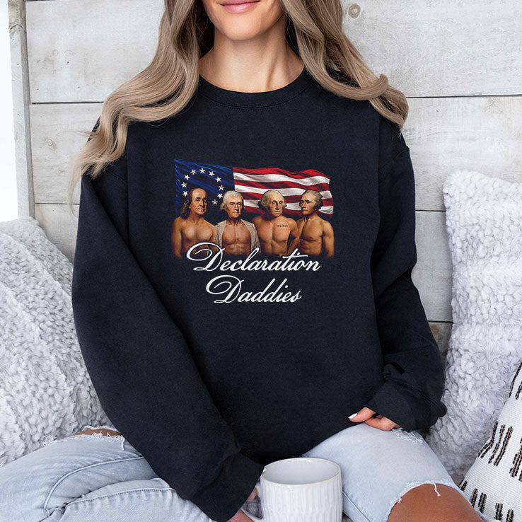 Declaration Daddies 4th Of July Founding Fathers America 250 T Shirt Unisex