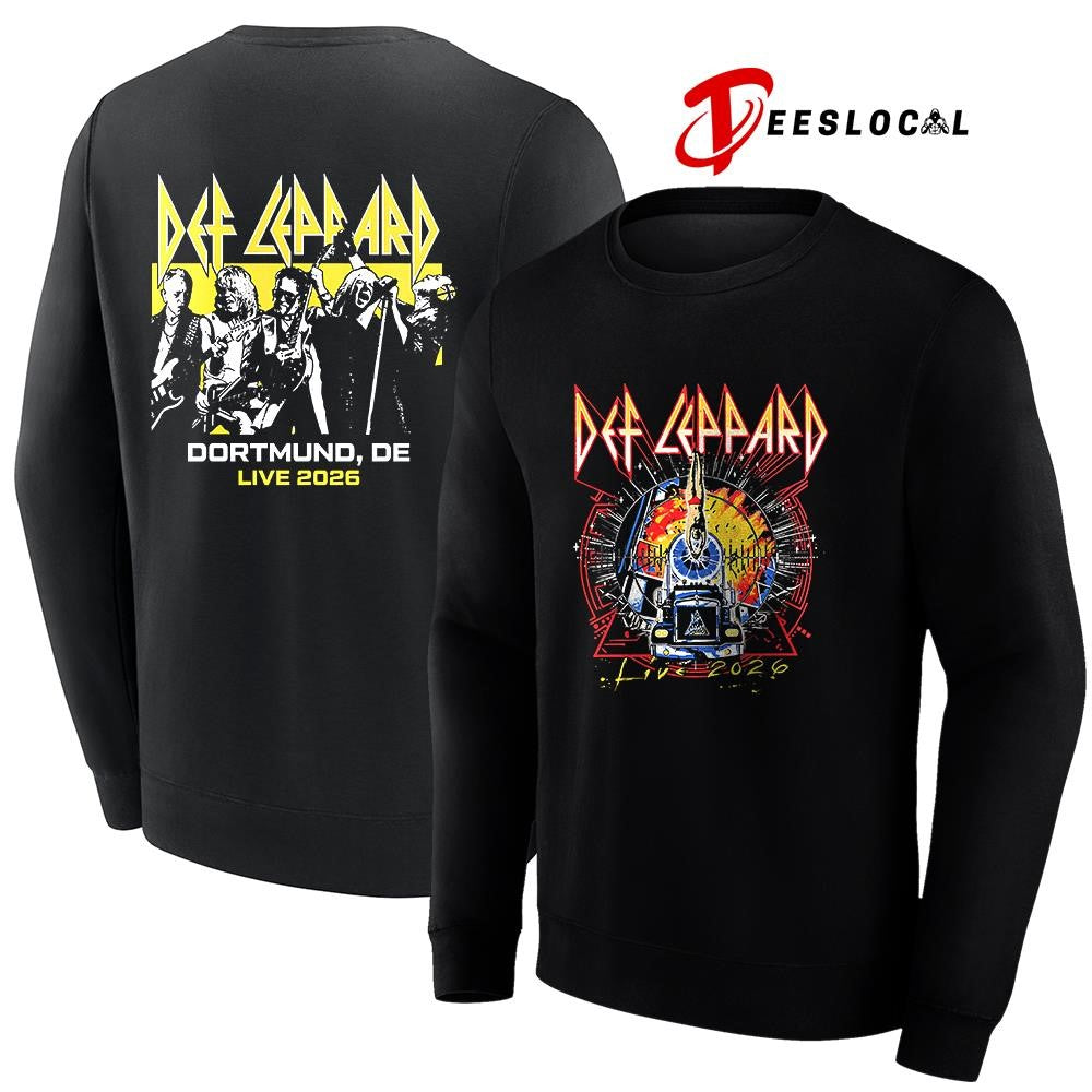 Def Leppard tour UK and EU Dortmund Germany event shirt Unisex