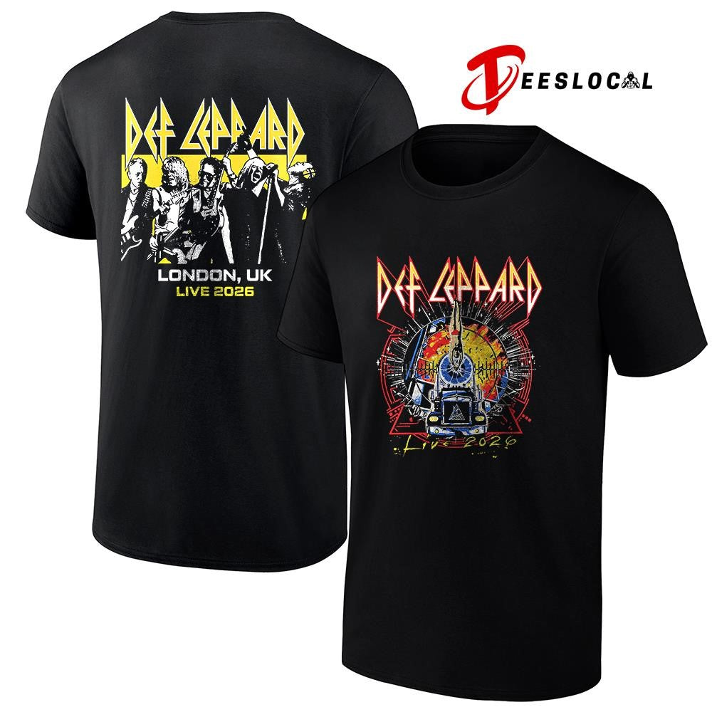 Def Leppard tour UK and EU London UK event shirt Unisex