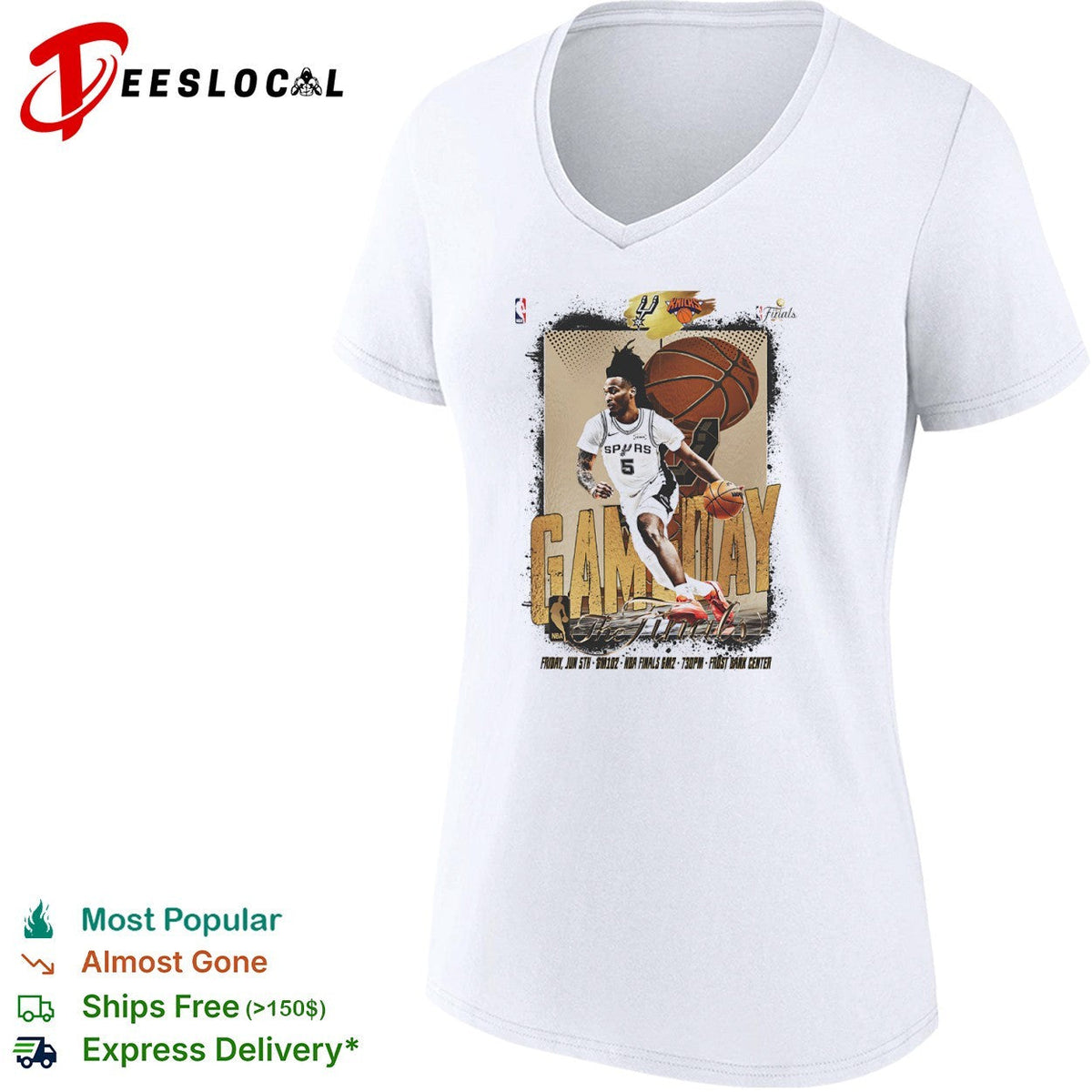 Dejounte Murray San Antonio Spurs NBA Finals Gameday Friday shirt Unisex