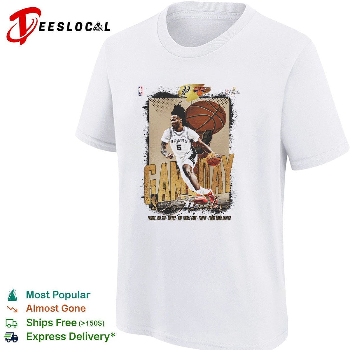 Dejounte Murray San Antonio Spurs NBA Finals Gameday Friday shirt Unisex