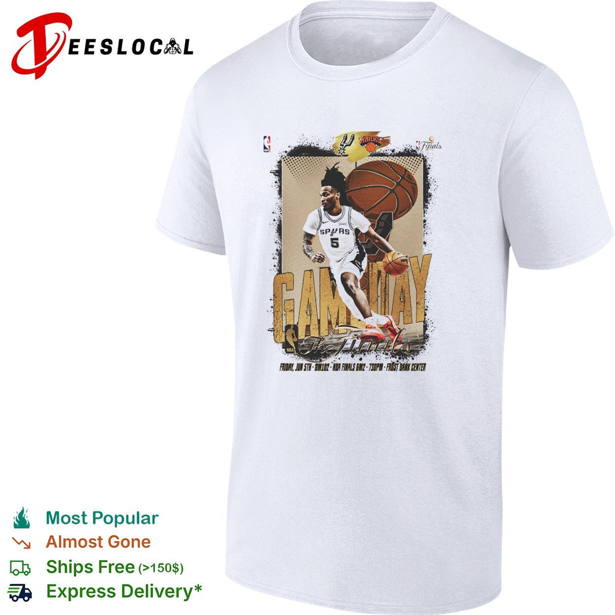 Dejounte Murray San Antonio Spurs NBA Finals Gameday Friday shirt Unisex