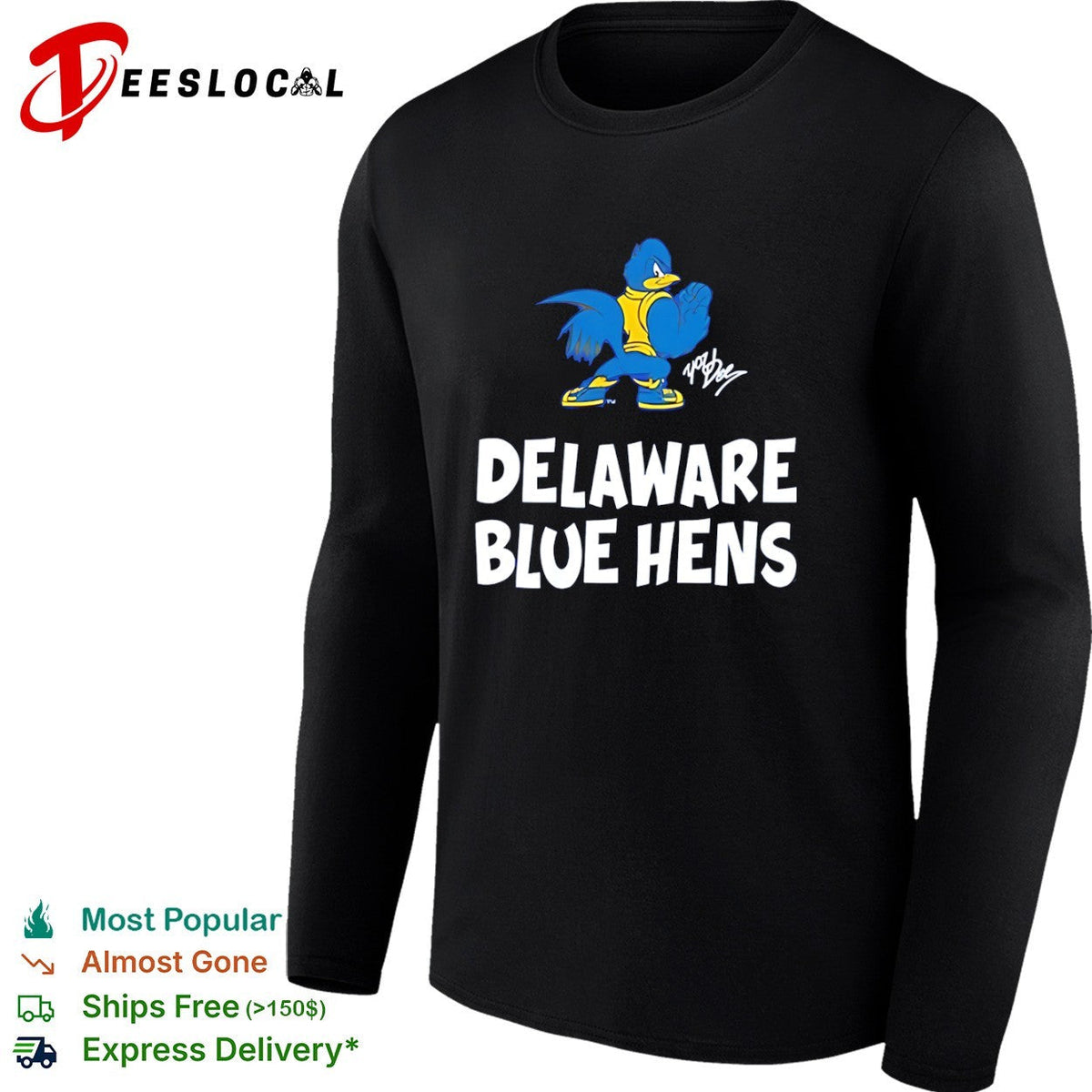 Delaware Blue Hens YoUDee mascot shirt Unisex