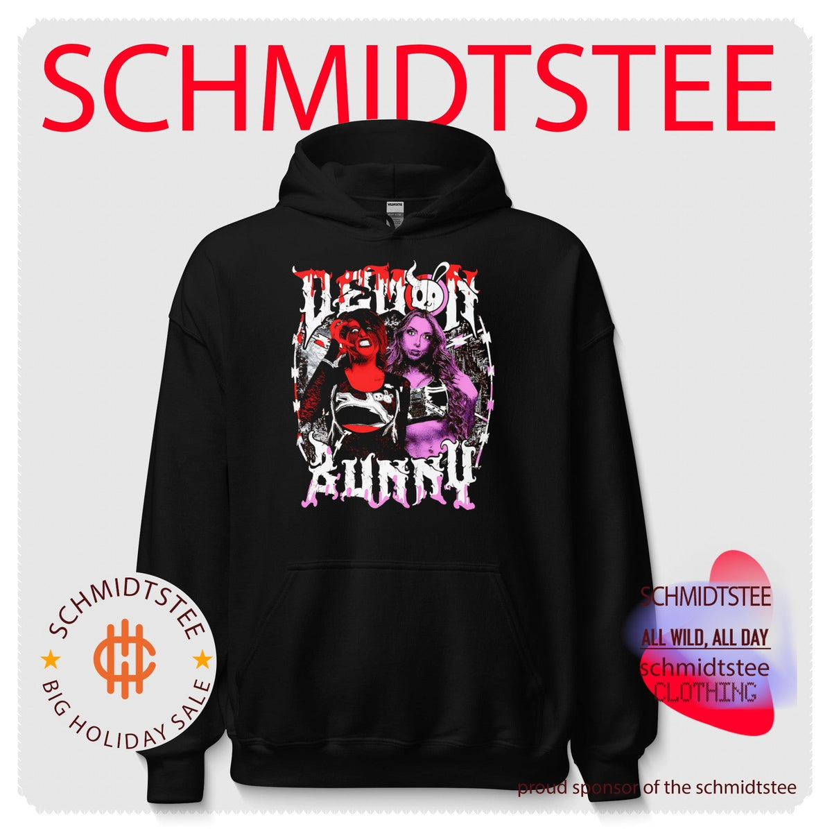 Demon Bunny Dual Chaos Rosemary and Allie shirt Unisex