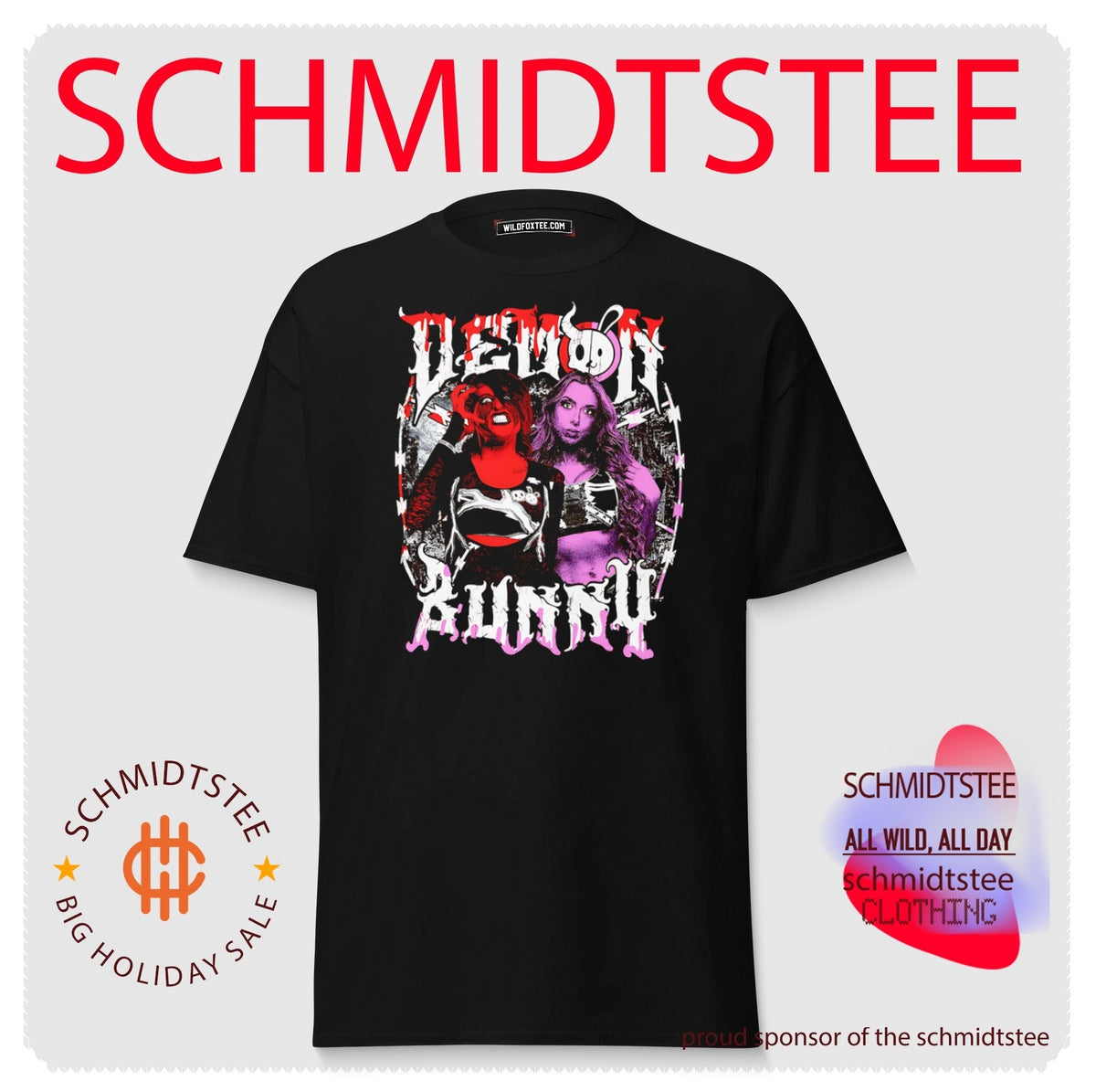 Demon Bunny Dual Chaos Rosemary and Allie shirt Unisex